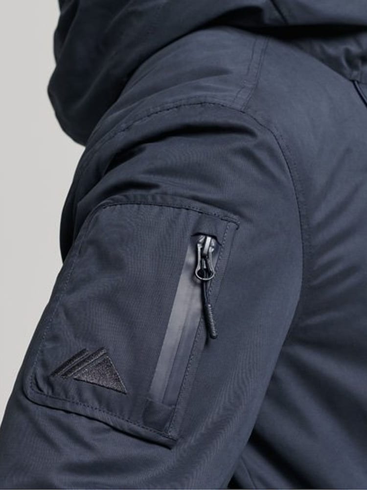 Superdry Blue Ultimate Microfibre SD Wind Jacket - Image 6 of 6