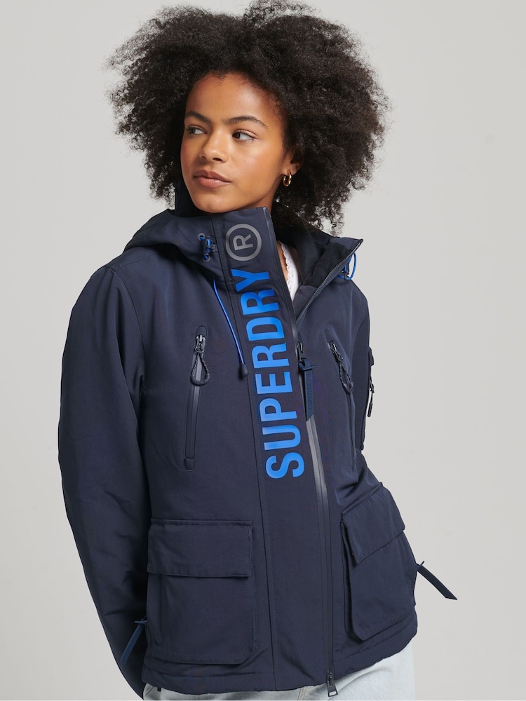 Superdry Blue Ultimate SD Windcheater Jacket - Image 1 of 3