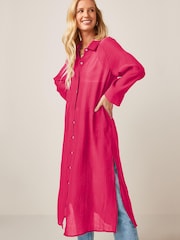 Pink Longline Shirt - Image 2 of 6