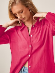 Pink Longline Shirt - Image 5 of 6