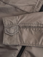 Stone Natural Shower Resistant Hooded Utility Jacket - Image 10 of 10