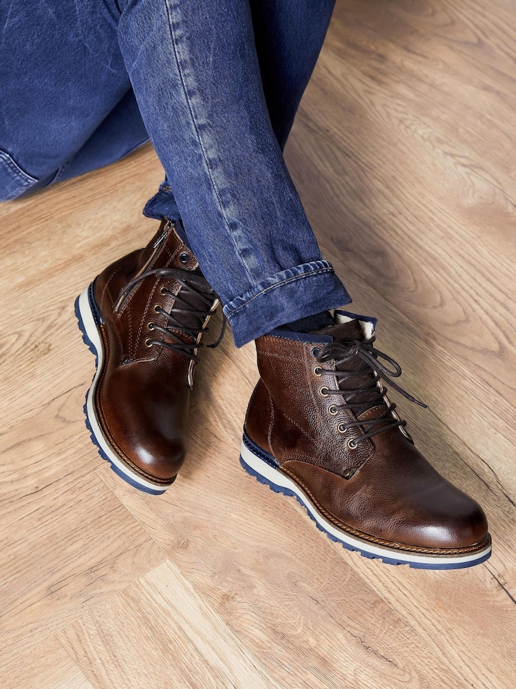 Jones Bootmaker Mens Ealing Leather Ankle Boots - Image 1 of 6