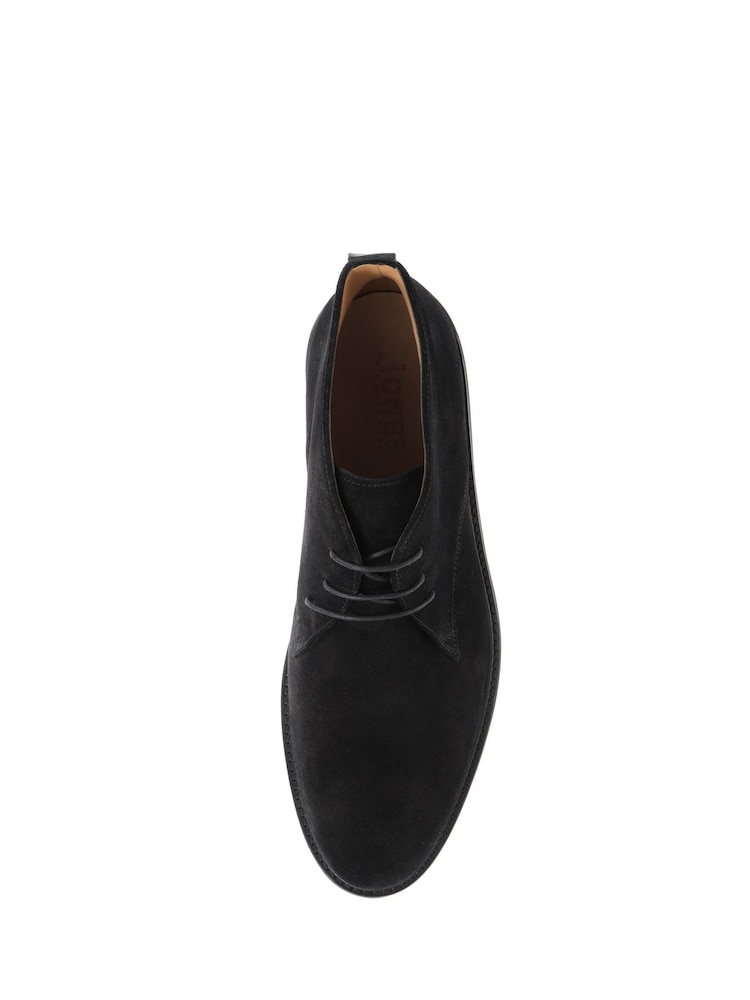 Jones Bootmaker Black Deacon Suede Chukka Boots - Image 4 of 5