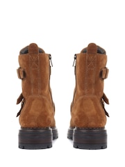 Jones Bootmaker Womens Casimira Buckle Biker Boots - Image 2 of 5