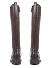 Jones Bootmaker Womens Brown Capree Leather Knee High Boots - Image 2 of 5
