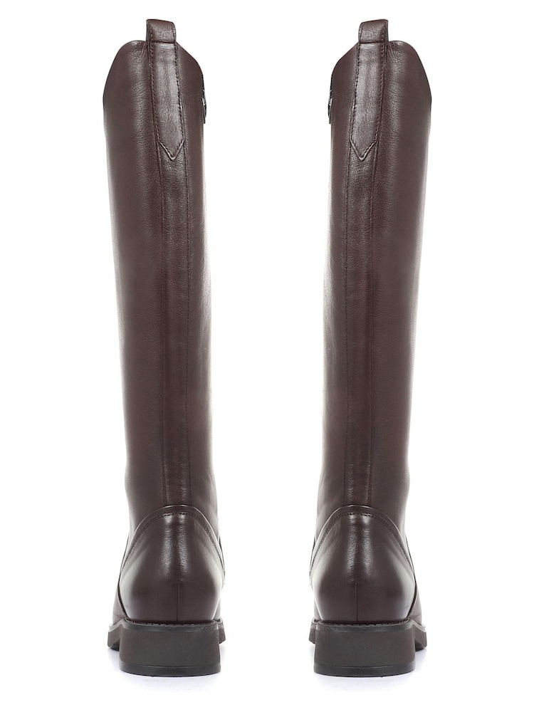Jones Bootmaker Womens Brown Capree Leather Knee High Boots - Image 2 of 5