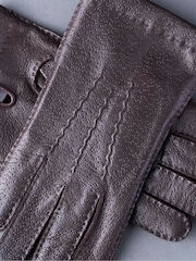 Lakeland Leather Brown Phil Leather Gloves - Image 3 of 4