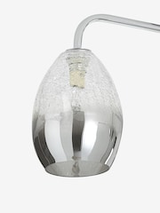Smoke Chrome Isla 3 Light Flush Ceiling Light - Image 7 of 7