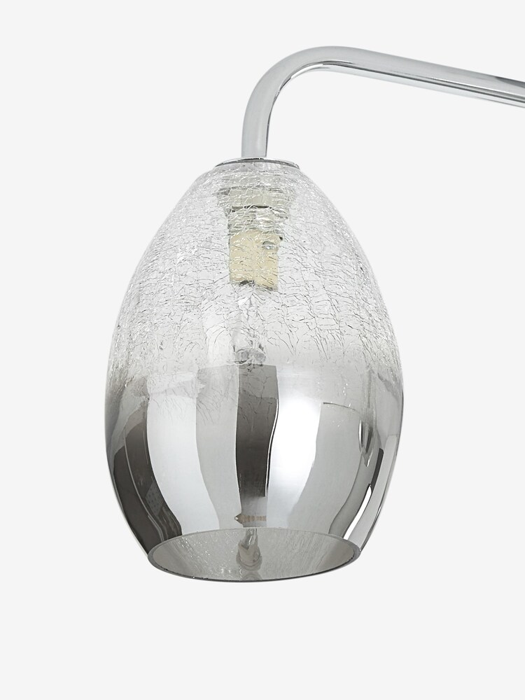 Smoke Chrome Isla 3 Light Flush Ceiling Light - Image 7 of 7