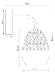 Smoke Grey Isla Wall Light - Image 5 of 7