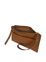 Pure Luxuries London Arreton Vegetable Tanned Leather Clutch Bag - Image 3 of 5