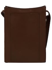 Pure Luxuries London Barton Vegetable Tanned Leather Cross-Body Phone Bag - Image 3 of 5