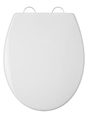CROYDEX White Lomond White D Shape Toilet Seat - Image 2 of 4