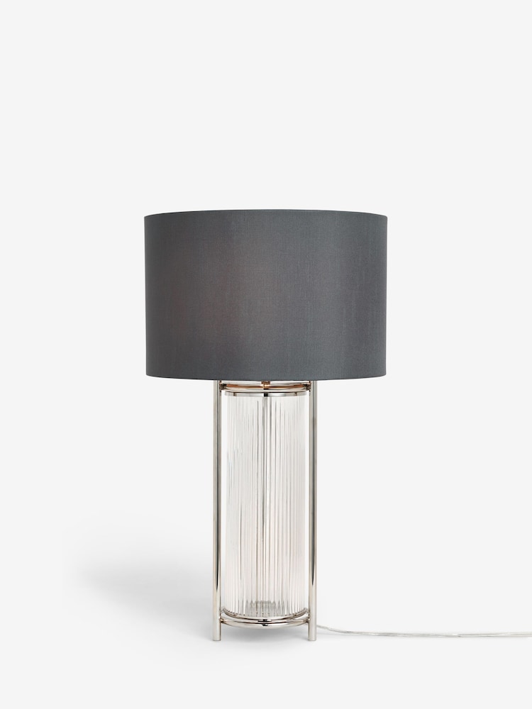 Nickel Hertford Table Lamp - Image 6 of 6 Nickel Hertford Table Lamp - Image 6 of 6
