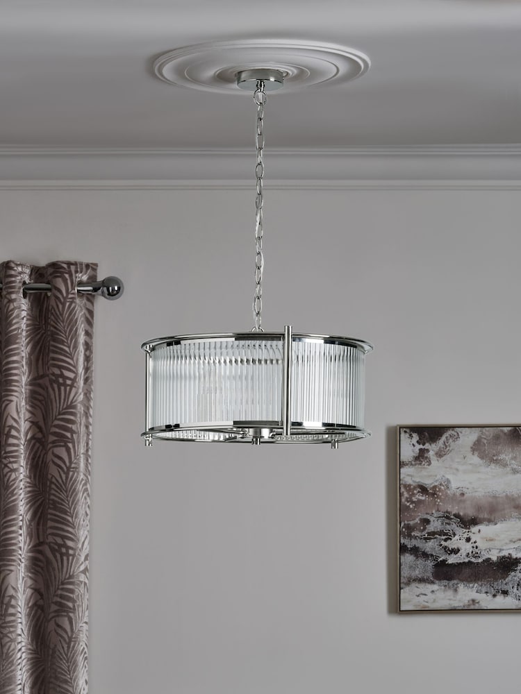 Chrome Hertford 3 Light Chandelier Light - Image 2 of 7