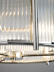 Chrome Hertford 3 Light Chandelier Light - Image 3 of 7