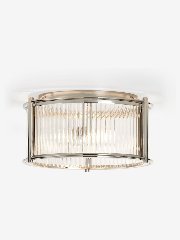Chrome Hertford 2 Light Flush Ceiling Light - Image 5 of 5