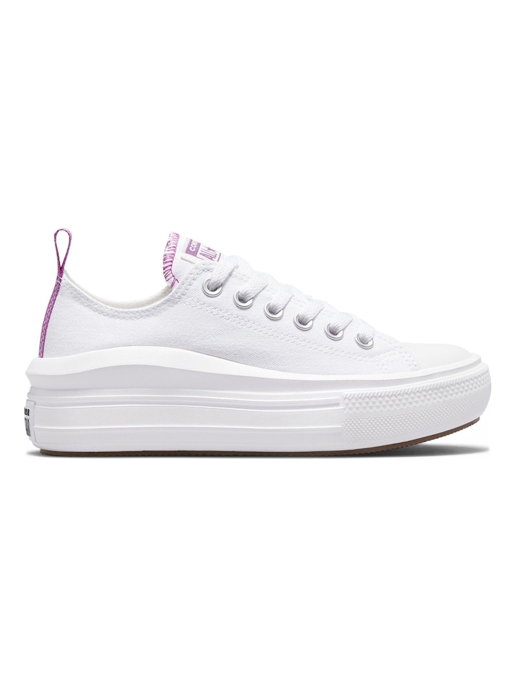 Converse White Move Youth Trainers - Image 1 of 5