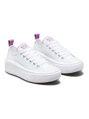 Converse White Move Youth Trainers - Image 4 of 5