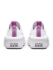Converse White Move Youth Trainers - Image 5 of 5