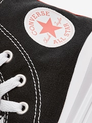 Converse Black Move Platform High Top Junior Trainers - Image 11 of 12