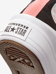 Converse Black Move Platform High Top Junior Trainers - Image 12 of 12