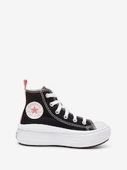 Converse Black Move Platform High Top Junior Trainers - Image 5 of 12