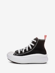 Converse Black Move Platform High Top Junior Trainers - Image 6 of 12