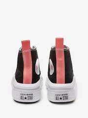 Converse Black Move Platform High Top Junior Trainers - Image 8 of 12