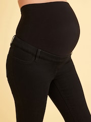 Black Maternity Slim Fit Jeans - Image 4 of 6