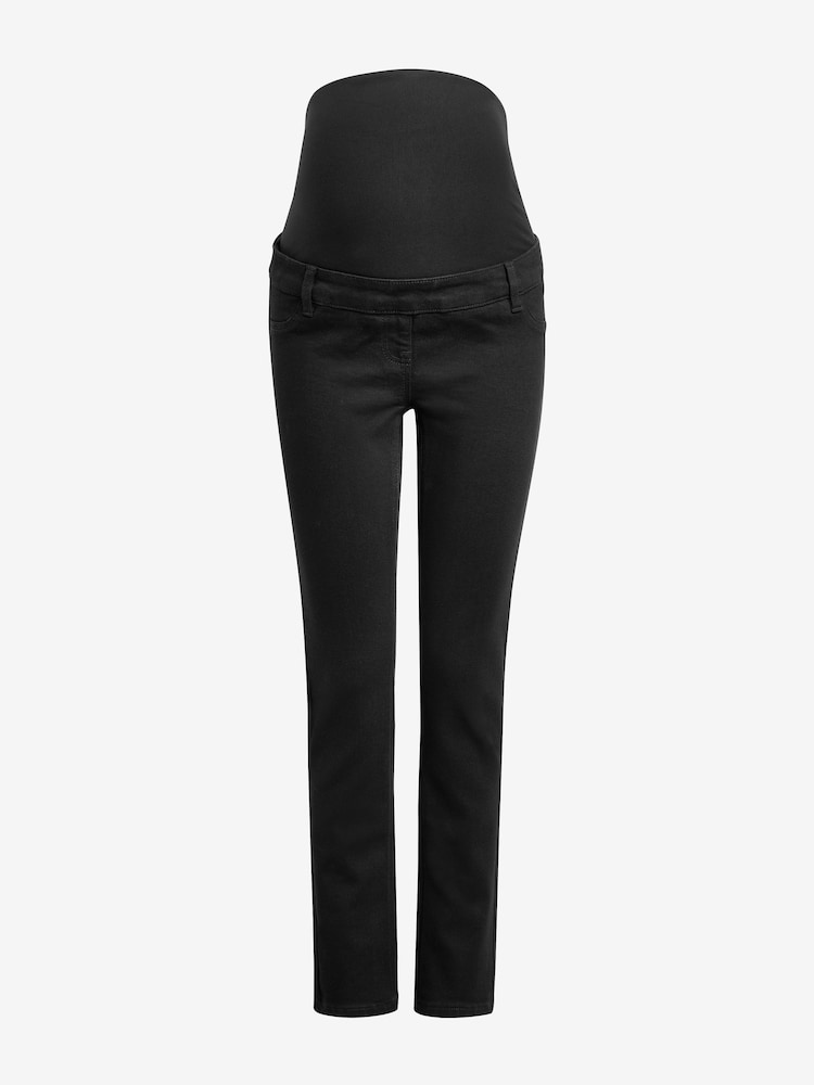 Black Maternity Slim Fit Jeans - Image 5 of 6