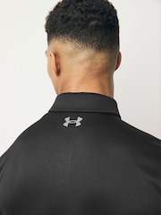 Under Armour Black Golf Tech Polo Shirt - Image 4 of 4