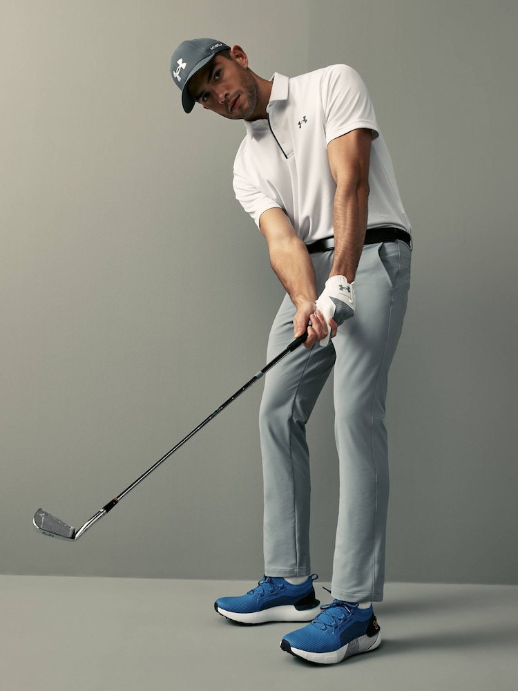 Under Armour White Golf Tech Polo Shirt - Image 2 of 5