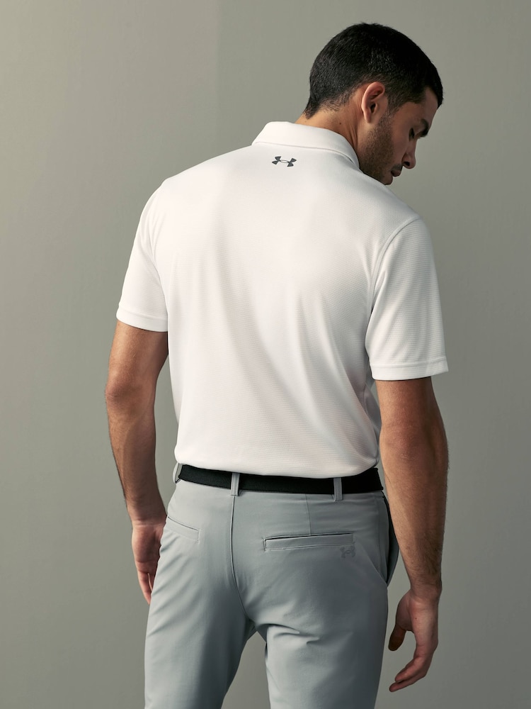 Biały - Koszulka polo Under Armour Golf Tech - Image 3 of 5