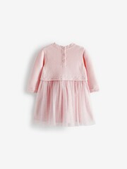Pink Baby Knitted Mesh Tutu Dress (0mths-2yrs) - Image 6 of 6