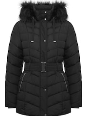 M&Co Black Short Puffer Jacket - Image 3 of 5