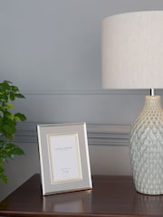 Laura Ashley Grey Harrison 4" X 6" Photo Frame - Image 1 of 4