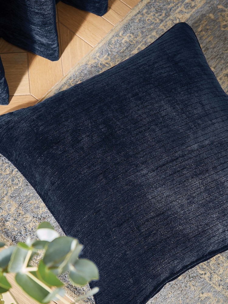 Hyperion Selene Luxury Chenille Piped Cushion - Image 3 of 4