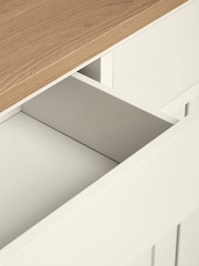Cream Malvern Oak Effect Large Sideboard - Image 6 of 10