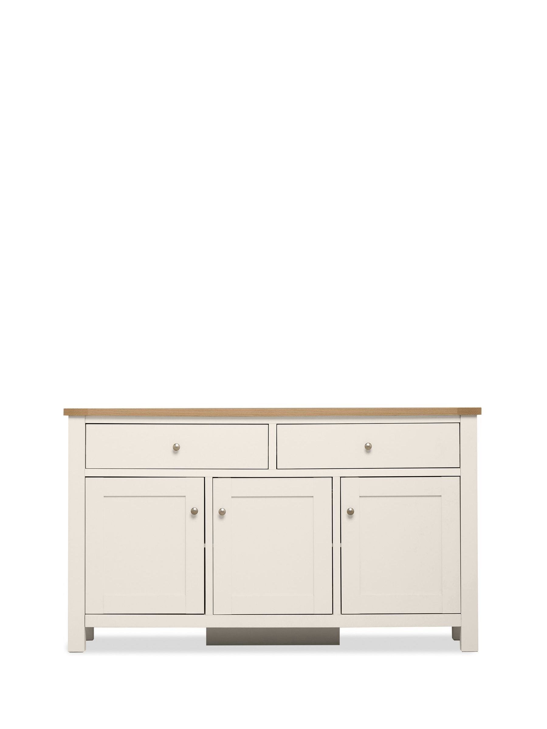 Buy Cream Malvern Oak Effect Large Sideboard from the Next UK online shop