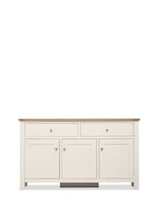 Cream Malvern Oak Effect Large Sideboard - Image 7 of 10