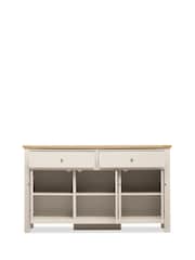 Cream Malvern Oak Effect Large Sideboard - Image 8 of 10