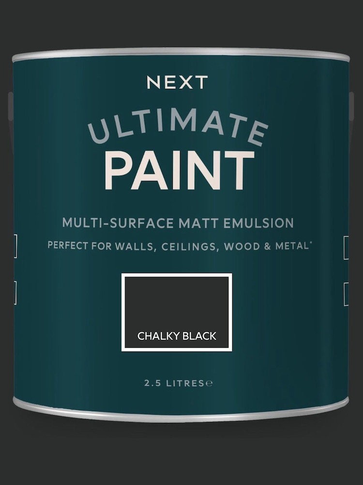 Chalky Black Ultimate® Multi-Surface Peel and Stick Paint Sample - Image 2 of 5 Chalky Black Ultimate® Multi-Surface Peel and Stick Paint Sample - Image 2 of 5