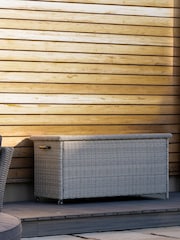 Pacific Slate Grey Outdoor Small Garden Cushion Box - Image 1 of 1