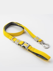 Hugo & Hudson Yellow Navy Mesh Dog Lead - Image 1 of 3