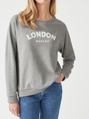 Radley London Grey Printed Sweatshirt - Image 1 of 5