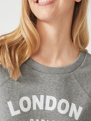 Radley London Grey Printed Sweatshirt - Image 4 of 5