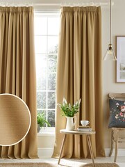 Laura Ashley Stephanie Verdunkelnde, gefütterte Vorhänge mit Bleistiftfalten - Bild 1 von 3