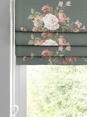 Laura Ashley Green Rosemore Fern Made To Measure Roman Blind - Image 2 of 6