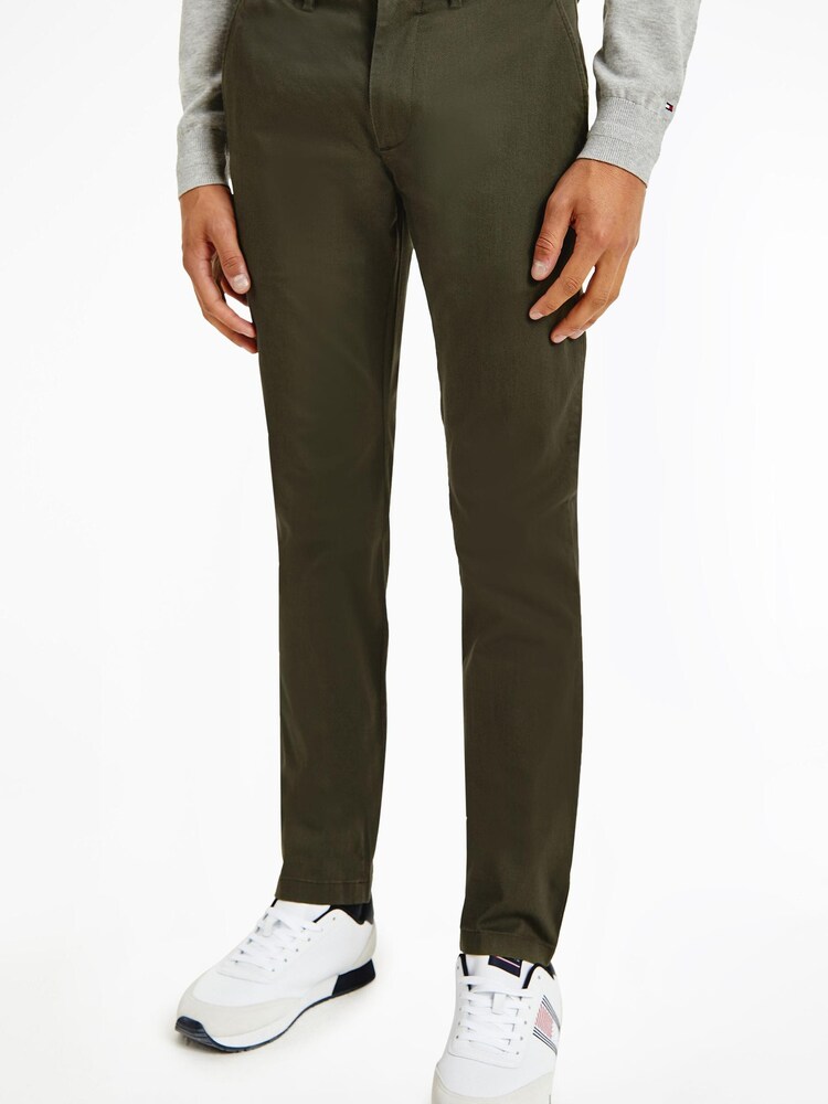 Tommy Hilfiger Green Structured Bleecker Trousers - Image 4 of 4